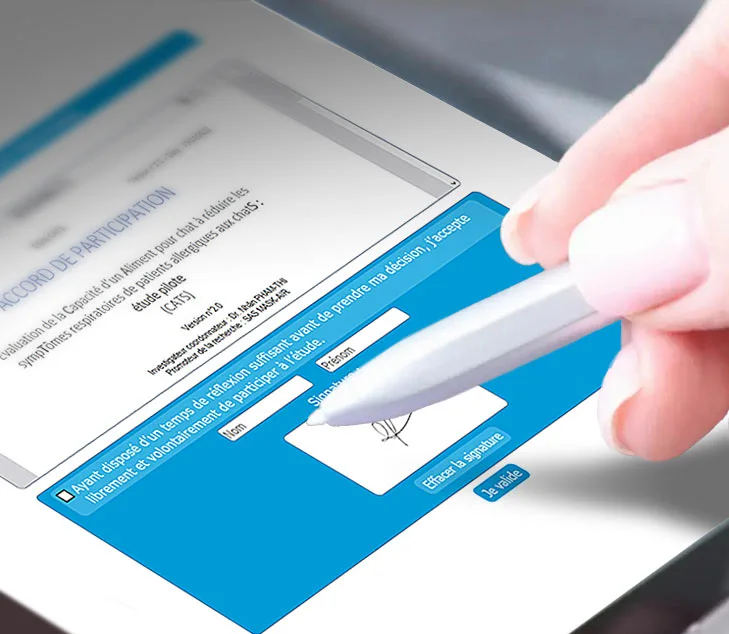 Signature électronique (e-Consent)